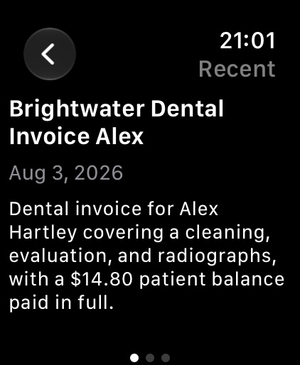 A document summary on Apple Watch